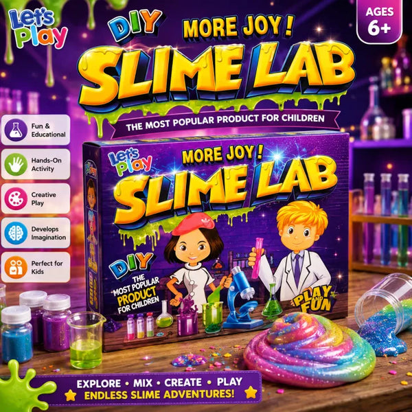 Let's Play DIY Slime Lab Educational Craft Kit