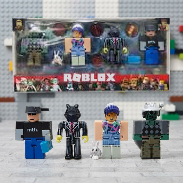 Roblox 4-Figure Character Action Pack