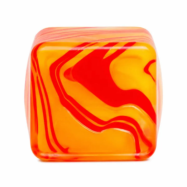 Squeez Ball Marble Swirl Gel Cube Stress Reliever Toy