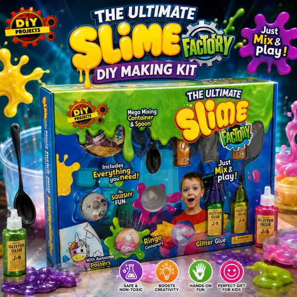The Ultimate Slime Factory DIY Making Kit with Posters