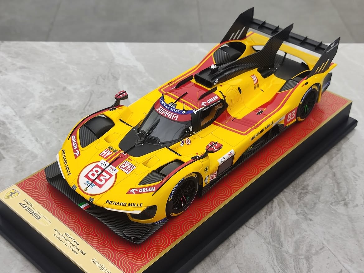 Ferrari 499P #83 AF Corse Le Mans Hypercar Scale Collector Model