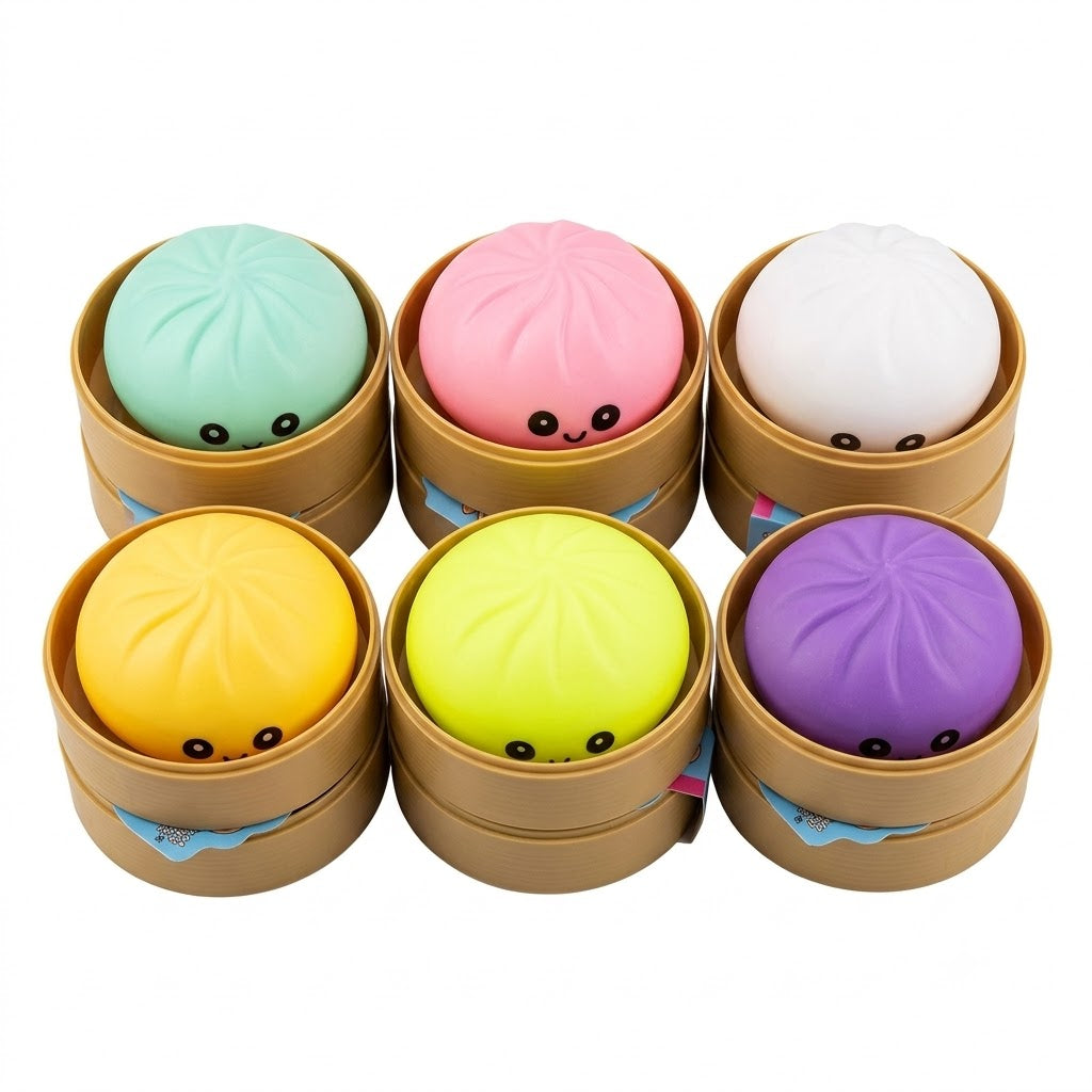 Kawaii Dim Sum Dumpling Squishy Stress Reliever Toy
