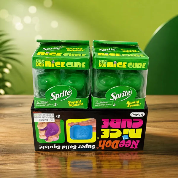 NeeDoh Nice Cube Sprite Edition Squishy Toy