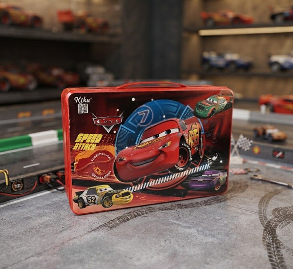 Kiku Disney Pixar Cars "Speed Attack" 68-Piece Children's Art & Stationery Carry Case Set