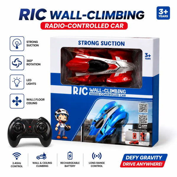 R/C Wall-Climbing Radio-Controlled Car
