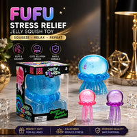 FuFu NeeDoh Jelly Squish Jellyfish Stress Relief Toy