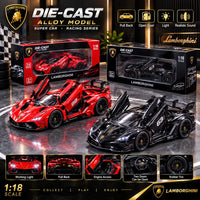 1:18 Scale Lamborghini Supercar Racing Series Diecast Model Car with Light & Sound