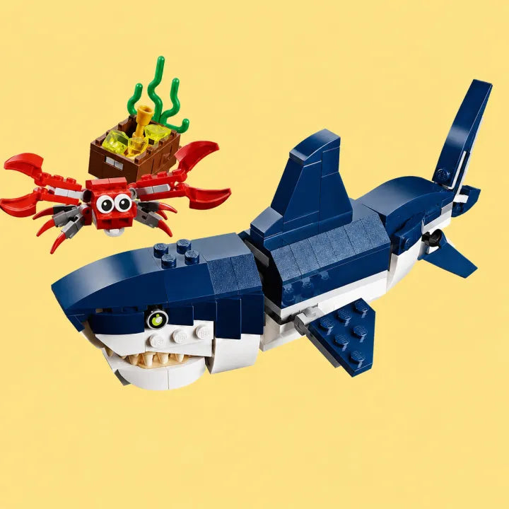 Be Cool Multificence Undersea Creature 3-in-1 Shark Building Set (388+ Pcs)