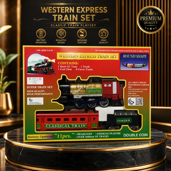 Western Express 11-Piece Classic Train Set