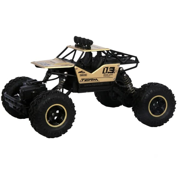 1:16 Scale 4WD Alloy Off-Road Rock Crawler Remote Control Monster Truck (Gold Finish)