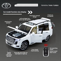Toyota Land Cruiser LC300 V8 Diecast Model SUV with Key Fob Remote