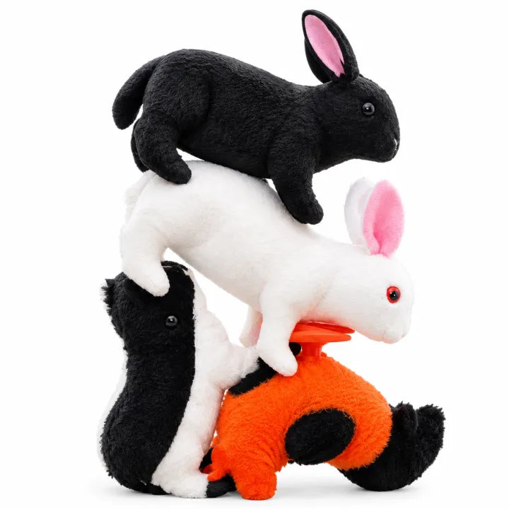 Adorable Plush Bunny Set – Soft, Huggable Stuffed Animal Toys for Kids
