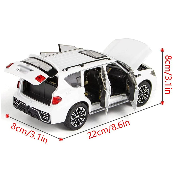 1:24 Scale Nissan Patrol Nismo SUV Die-Cast Model Car with Sound & Light