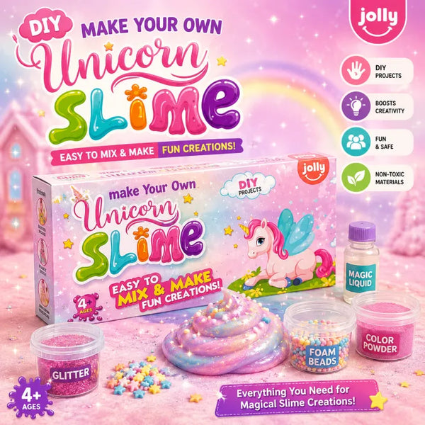 Jolly DIY Make Your Own Unicorn Slime Kit