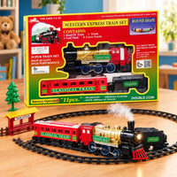 Western Express 11-Piece Motorized Classic Train Set