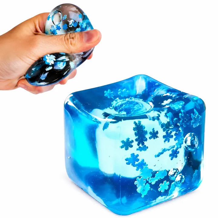 Jelly Squish Glitter Jellyfish Sensory Fidget Squishy Toy