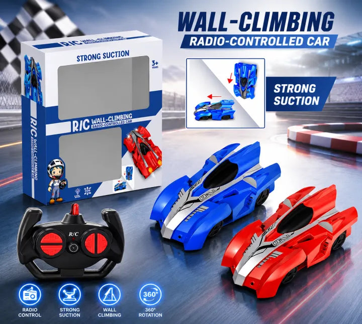 Anti-Gravity Wall Climbing RC Stunt Car with 360° Rotation