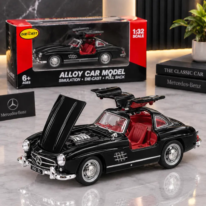1:32 Scale Mercedes-Benz 300 SL Gullwing Alloy Diecast Model Car