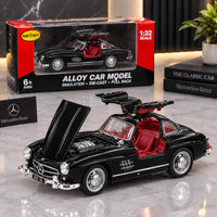 1:32 Scale Mercedes-Benz 300 SL Gullwing Alloy Diecast Model Car