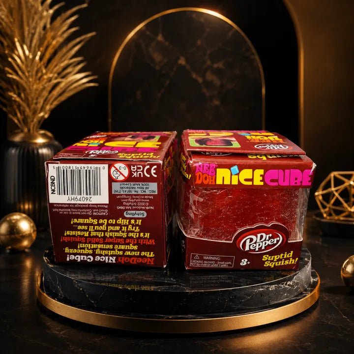 Schylling NeeDoh Nice Cube Dr Pepper Edition Squishy Stress Toy