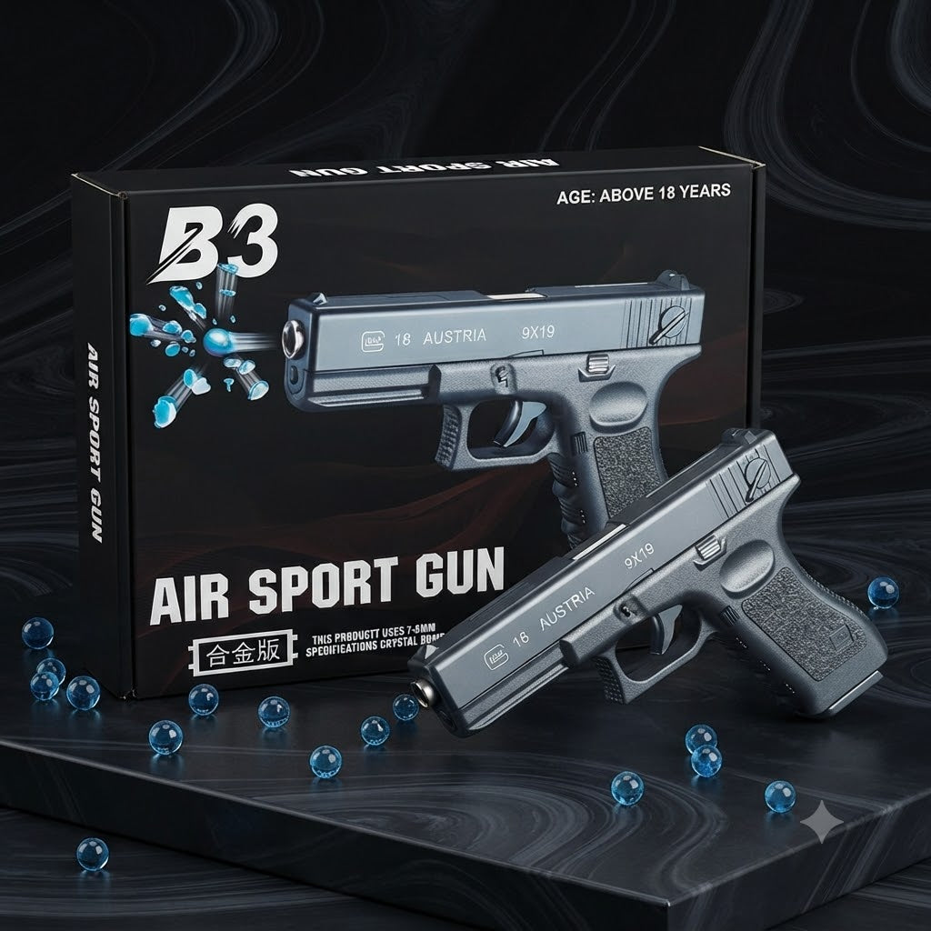Heavy Duty Metal Gel Blaster Toy Gun – 2kg Professional Grade