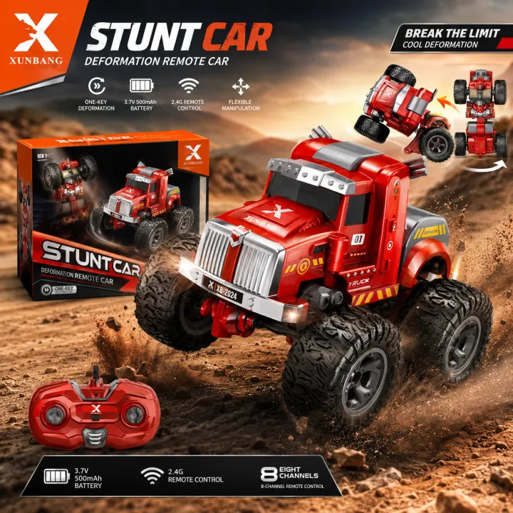 XUNBANG 1:20 2.4GHz Remote Control Deformation Stunt Car