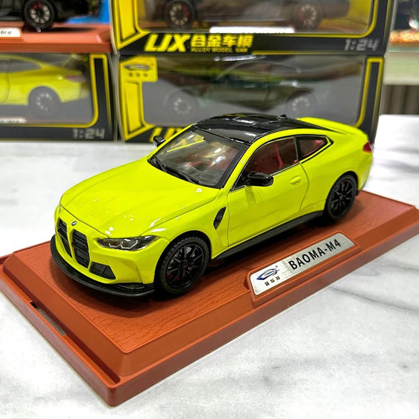 1:24 Scale BMW M4 Coupe Alloy Diecast Model Car