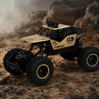 1:16 Scale 4WD Alloy Off-Road Rock Crawler Remote Control Monster Truck (Gold Finish)