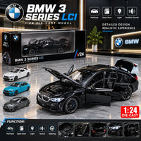 1:24 Scale BMW 3 Series LCI Diecast Model Car with Light & Sound