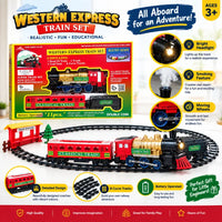 Western Express 11-Piece Motorized Classic Train Set