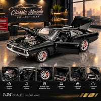 1:24 Scale 1970 Dodge Charger R/T Diecast Model Car