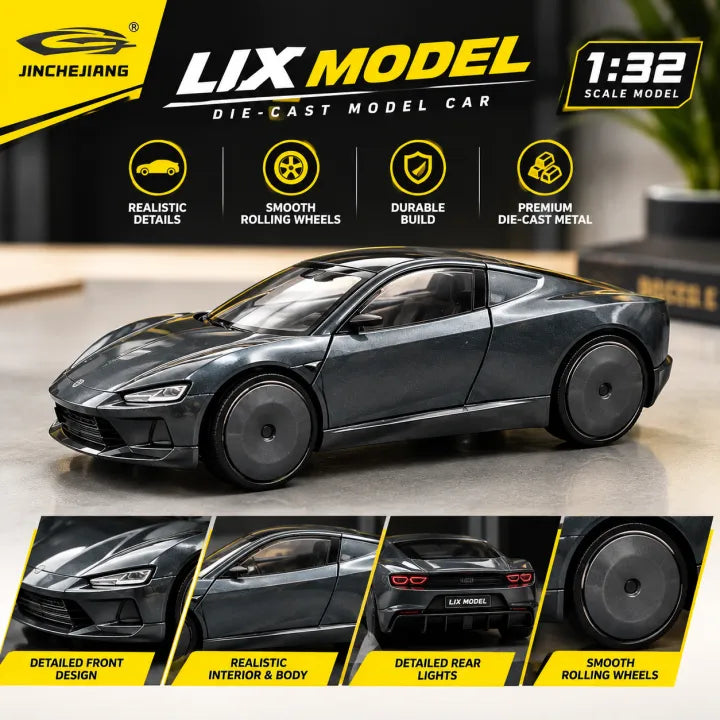1:32 Scale Tesla Roadster Diecast Model Electric Supercar