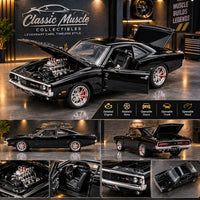 1:24 Scale 1970 Dodge Charger R/T Diecast Model Car