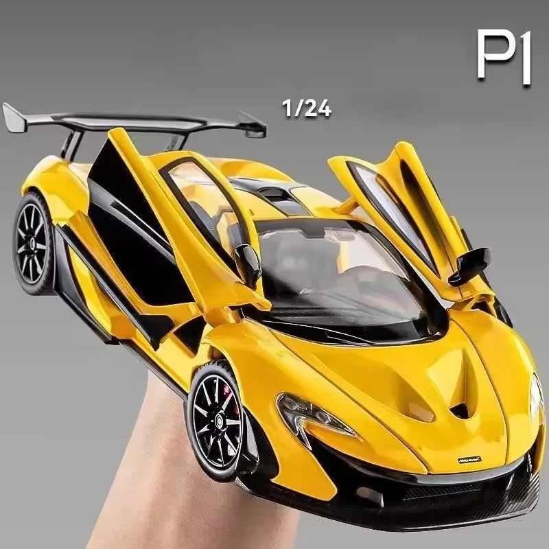 McLaren P1 GTR 1/24 Scale Alloy Diecast Supercar Model with Light & Sound