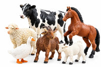 Realistic Farm Animal Figures Set – Durable & Safe Pretend Play Toys for Kids