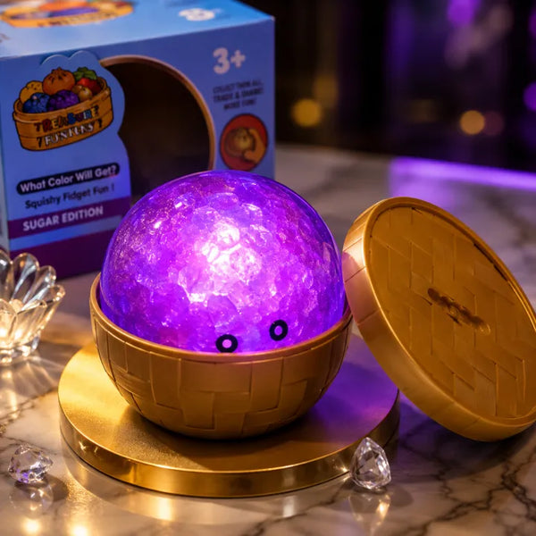 7 Treasure Basket Mystery Sugar Edition Glitter Dumpling Squishy Toy