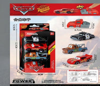 Disney Pixar Cars Catapult Ejection 4-Piece Die-Cast Mini Vehicle Set with Launcher Base