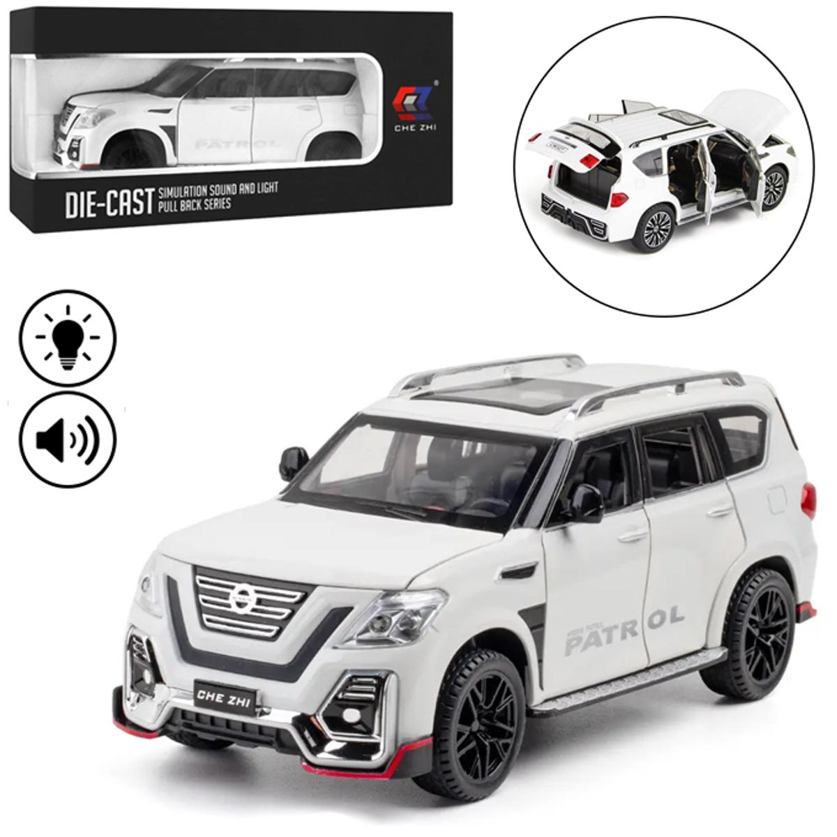 1:24 Scale Nissan Patrol Nismo SUV Die-Cast Model Car with Sound & Light