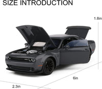 1:32 Scale Dodge Challenger SRT Hellcat Die-Cast Muscle Car Model with Light & Sound