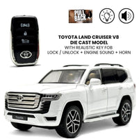 Toyota Land Cruiser LC300 V8 Diecast Model SUV with Key Fob Remote