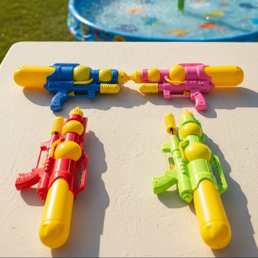 Medium Water Blaster Gun for Kids | Manual Pump Action Water Spray Gun | Long Range Summer Beach & Pool Toy | Outdoor Water Fighting Toy | Durable Plastic Water Gun