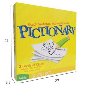 Family Drawing & Board Game | Fun Party Game for Kids & Adults | 2-4 Players | Ages 8+ | Creative Educational Game