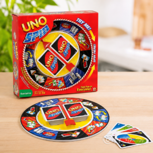 Spin Card Matching Board Game Set - Revolving Wheel Tabletop Strategy Game for Family & Friends - Premium Quality by Paradise Toys