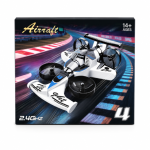 2.4GHz Remote Control Racing Aircraft - RC Flying Vehicle and Hovercraft Toy