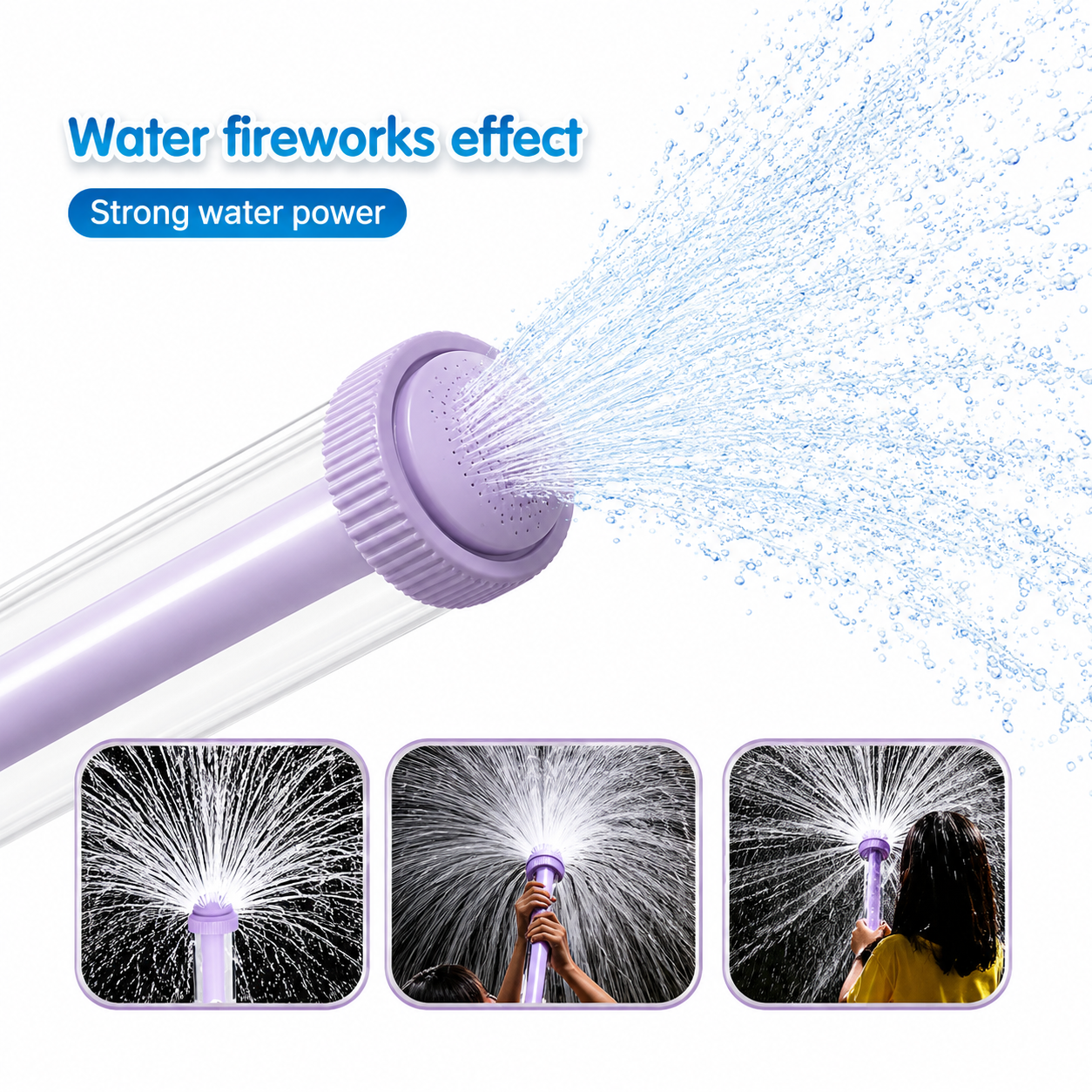 Water Fireworks Effect Sprinkler Toy - Rain Dance Fountain Water Blaster - Premium Quality by Paradise Toys