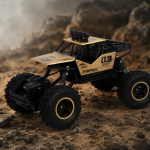 Remote Control Rock Crawler Off-Road Truck - Heavy Duty Alloy Metal RC Car with 4WD Suspension & All-Terrain Tires | High-Performance Electric Hobby Toy Vehicle for Kids & Collectors - Premium Quality by Paradise Toys