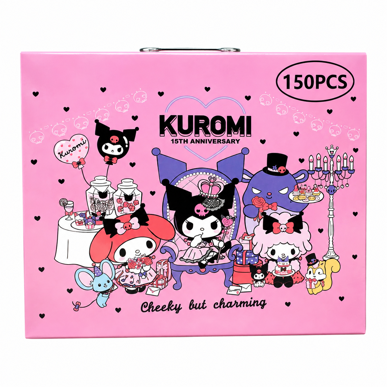 Cute Bunny & Cat Theme 150PCS Kids Art & Stationery Play Set (Ages 3+)