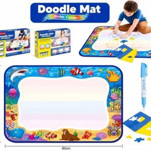 Water Mat Doodle Canvas  - Large Reusable Painting & Drawing Mat with Magic Pen for Kids - Premium Quality by Paradise Toys