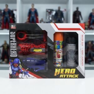 Hero Action Toy Set - Outdoor Game Play Gear with Water Launcher and Accessories - Premium Quality by Paradise Toys