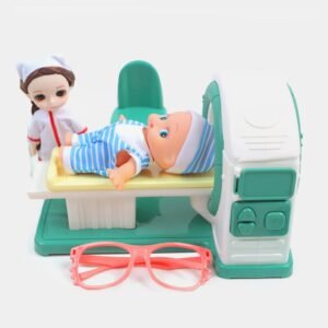 Play Set Toy for Kids , Doctor Doll, Baby Patient & Medical Accessories | Educational Pretend Play Toy | Lights & Sound | Age 3+